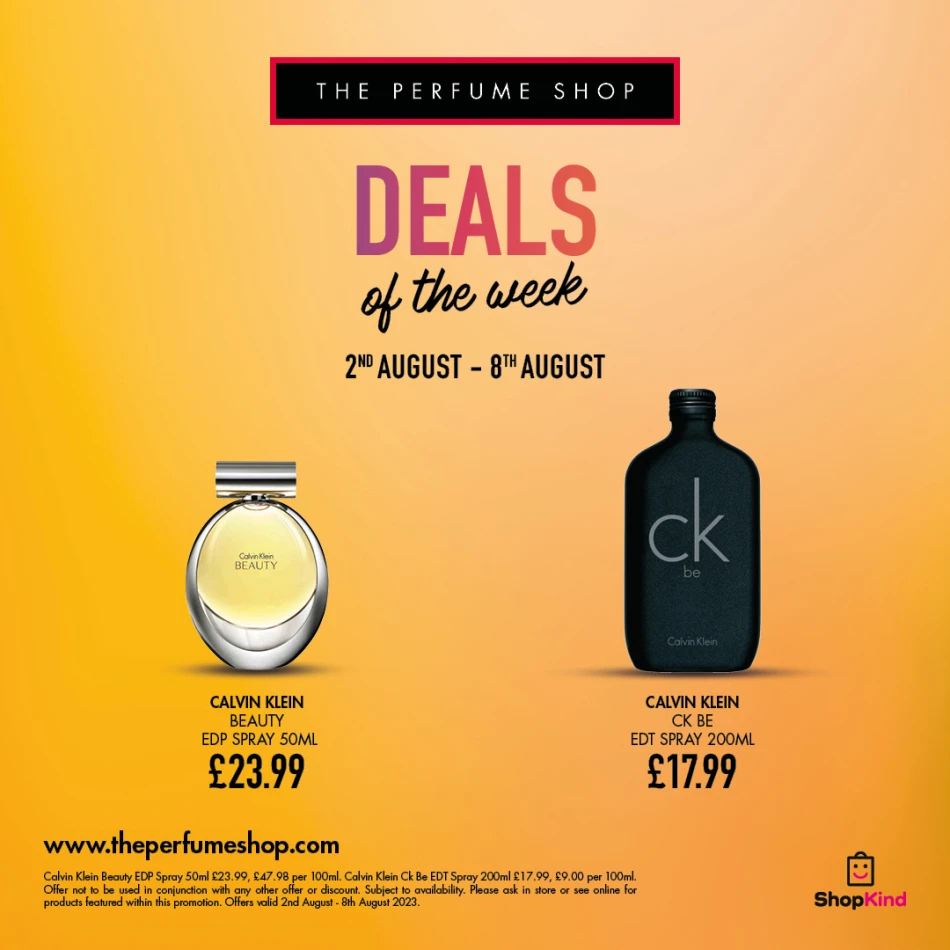 Deal of the Week The Perfume Shop Get into Newcastle